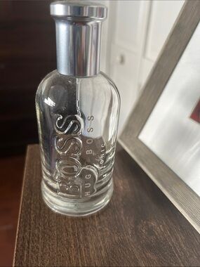 Hugo Boss Bottled Tonic Clear Glass Cologne Bottle EMPTY COLLECTORS